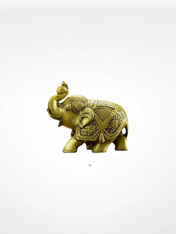 Gold_Brass_Elephant_Showpiece_For_Home_Decor