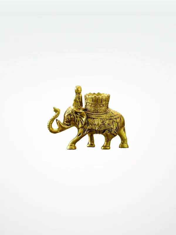 Gold_Brass_Elephant_Showpiece_For_Home_Decor