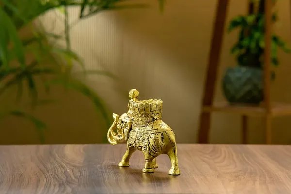 Gold_Brass_Elephant_Showpiece_For_Home_Decor