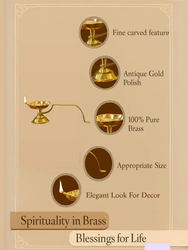 Gold_Brass_Diya_With_Holder_For_Pooja