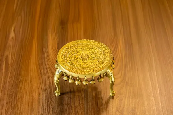Gold_Brass_Pooja_Chowki_For_Home_Decor