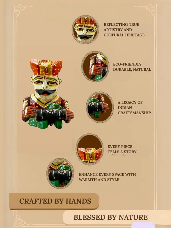 Multicolour_Wood_Musician_Set_For_Home_Decor
