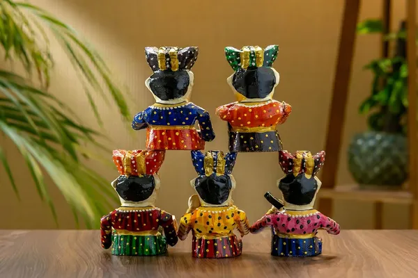 Multicolour_Wood_Musician_Set_For_Home_Decor