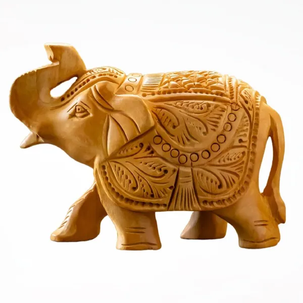 Brown_Wood_Elephant_Set_For_Home_Decor