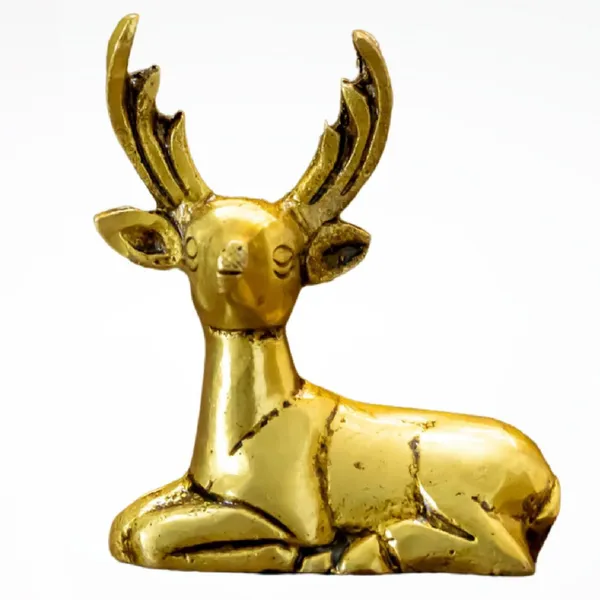 Gold_Brass_Deer_Set_For_Home_Decor