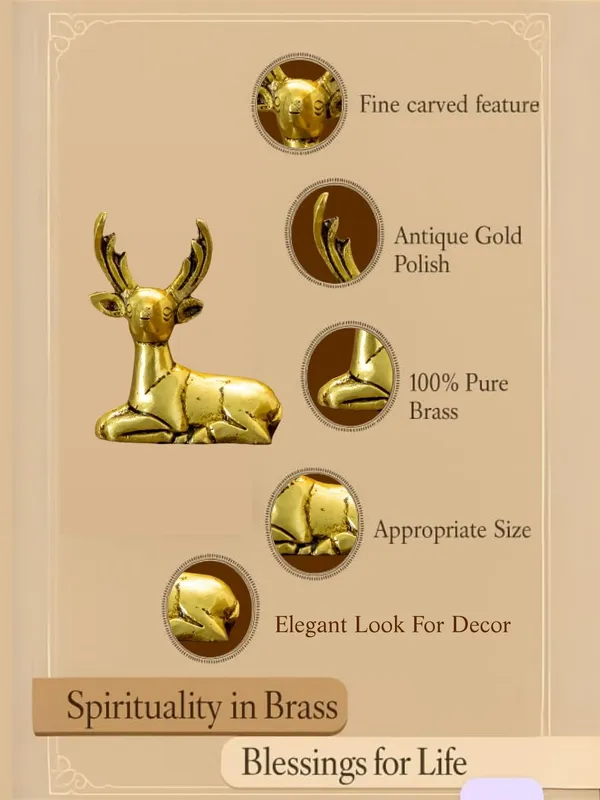 Gold_Brass_Deer_Set_For_Home_Decor