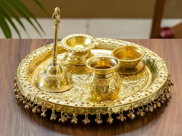 Gold_Brass_Pooja_Thali_Set_For_Home_Decor