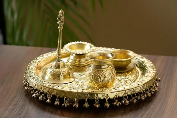 Gold_Brass_Pooja_Thali_Set_For_Home_Decor
