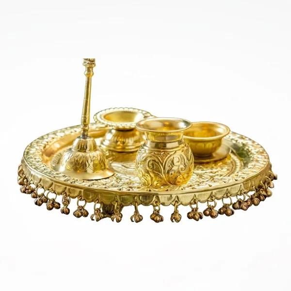 Gold_Brass_Pooja_Thali_Set_For_Home_Decor