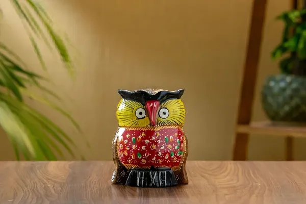 Multicolour_Wood_Owl_Set_For_Home_Decor