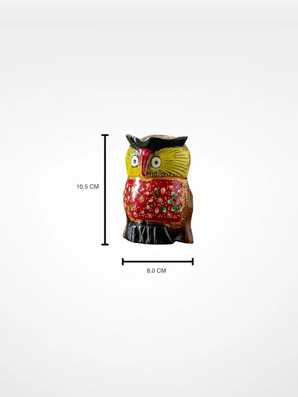 Multicolour_Wood_Owl_Set_For_Home_Decor