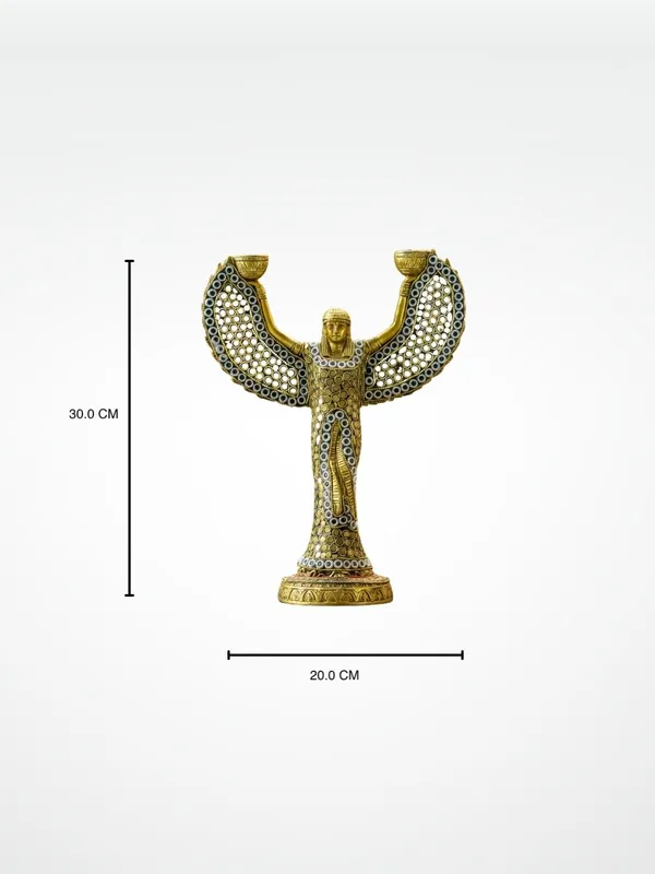 Gold_Brass_Goddess_Candle_Holder_Statue_For_Home_Decor