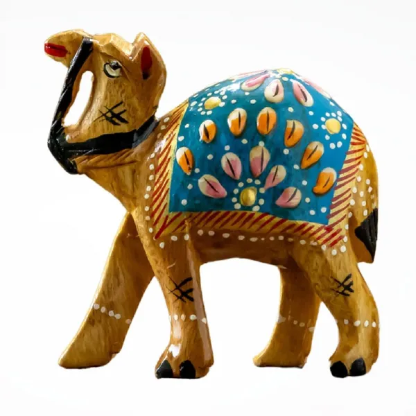 Multicolour_Wood_Camel_Set_For_Home_Decor