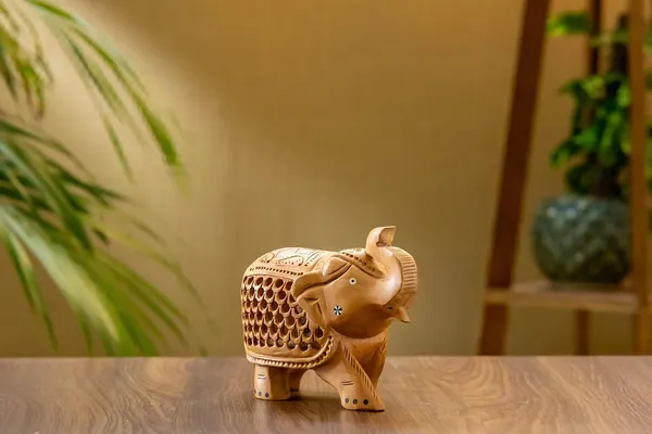 Brown_Wood_Elephant_Set_For_Home_Decor