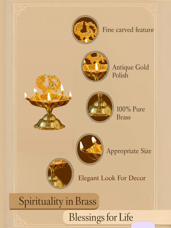 Gold_Brass_Peacock_Diya_For_Wall_Decor