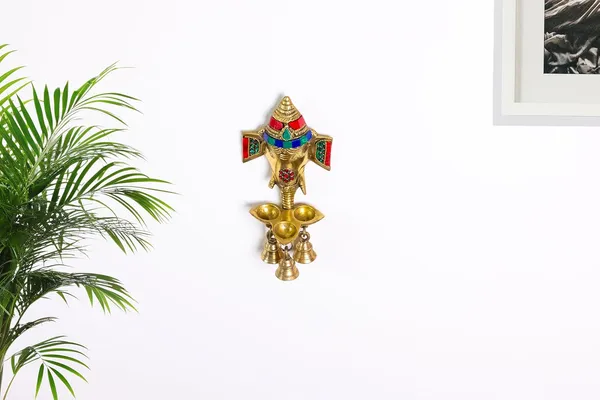 Multicolour_Brass_Wall_Hanging_Ganesh_For_Home_Decor