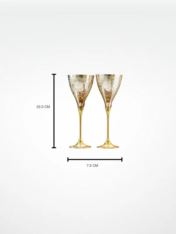 Gold_Brass_Crystal_Wine_Glass_Set_For_Gifting