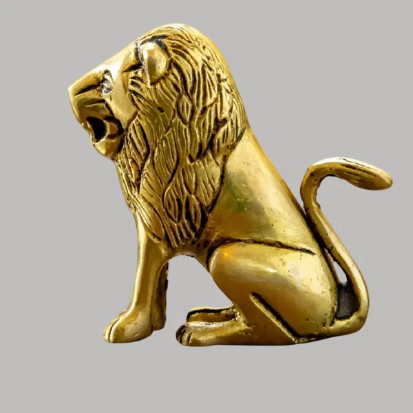 Gold_Brass_Lion_Statue_For_Home_Decor