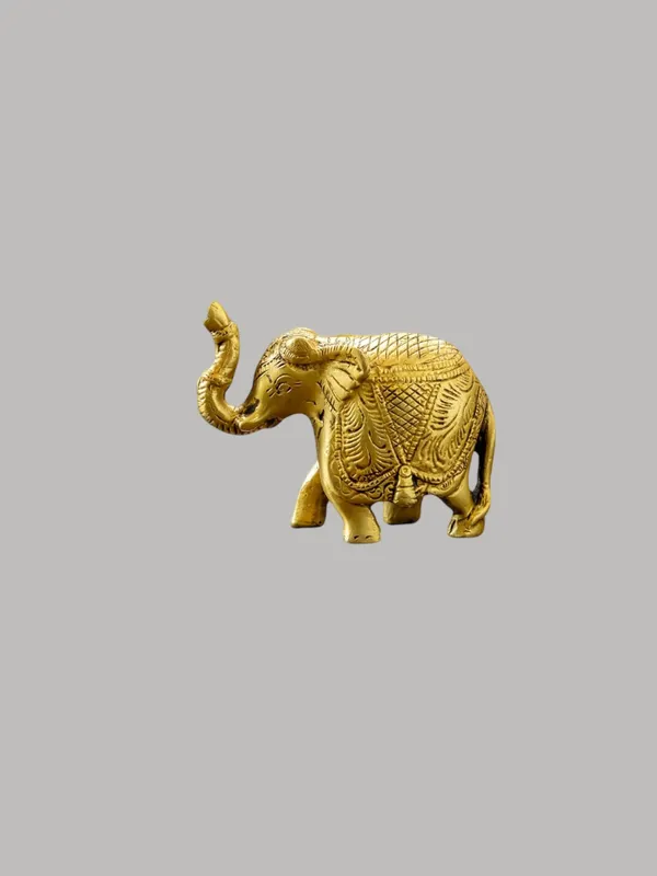 Gold_Brass_Elephant_Showpiece_For_Home_Decor