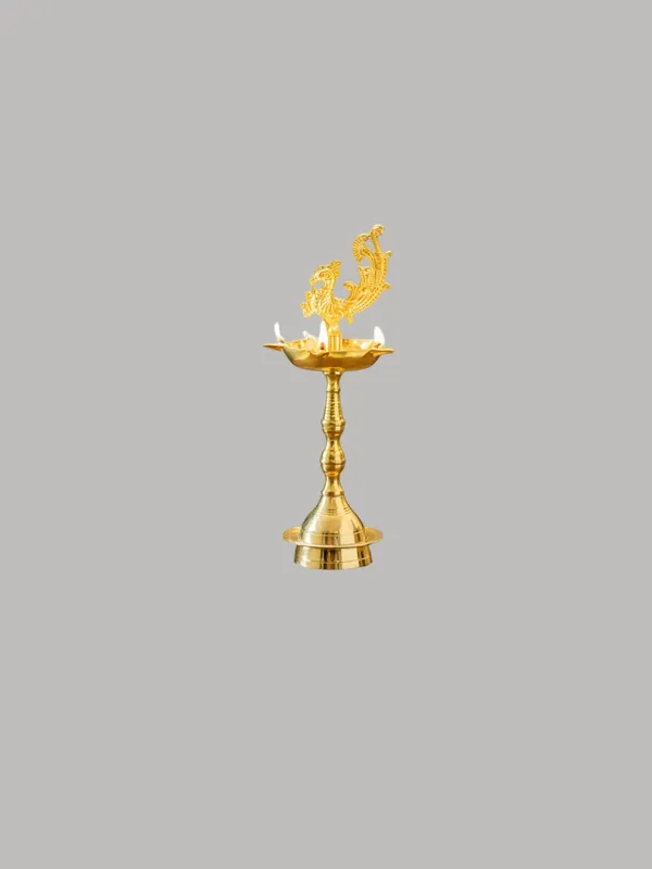 Gold_Brass_Peacock_Diya_For_Pooja_Decor