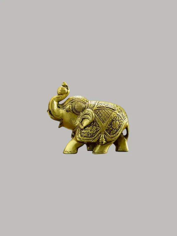 Gold_Brass_Elephant_Showpiece_For_Home_Decor