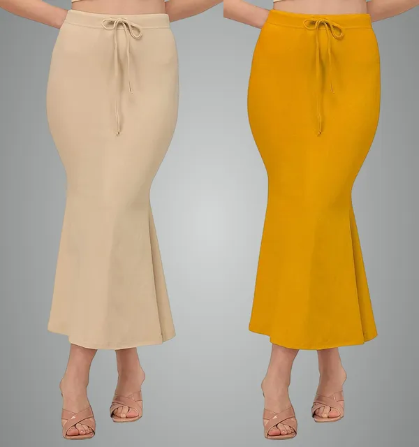 Alyne_Blended_Saree_Shapewear_Petticoat_For_Women,_Women'S_Blended_Fullelastic_With_Drawstring_Saree_Shapewear,_Skirts_For_Women,Shape_Wear_Dress_For_Saree_(Pack_Of_2)