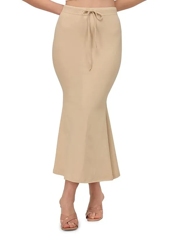 Alyne_Blended_Saree_Shapewear_Petticoat_For_Women,_Women'S_Blended_Fullelastic_With_Drawstring_Saree_Shapewear,_Skirts_For_Women,Shape_Wear_Dress_For_Saree_(Pack_Of_2)_Beige-Black