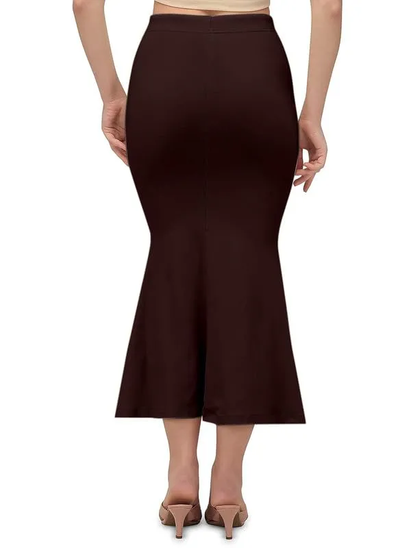 Alyne_Blended_Saree_Shapewear_Petticoat_For_Women,_Women'S_Blended_Fullelastic_With_Drawstring_Saree_Shapewear,_Skirts_For_Women,Shape_Wear_Dress_For_Saree_(Pack_Of_2)_Beige-Brown