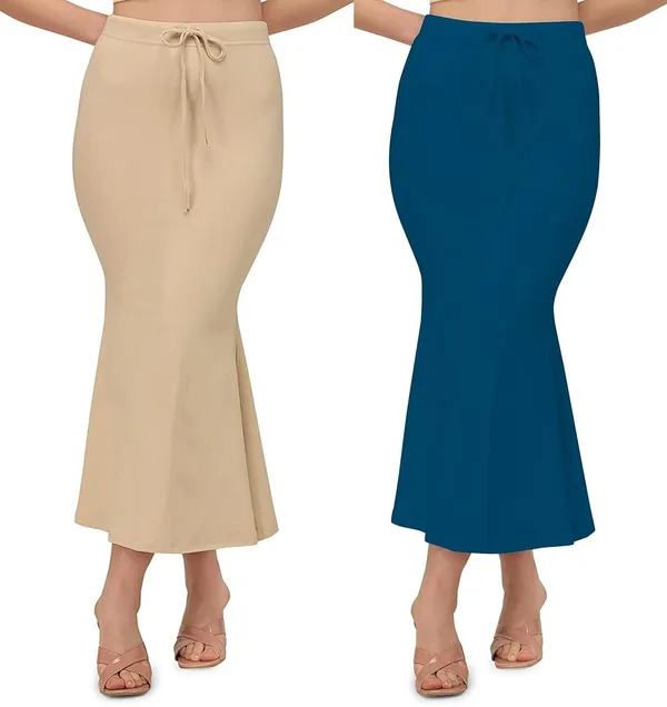 Alyne_Blended_Saree_Shapewear_Petticoat_For_Women,_Women'S_Blended_Fullelastic_With_Drawstring_Saree_Shapewear,_Skirts_For_Women,Shape_Wear_Dress_For_Saree_(Pack_Of_2)