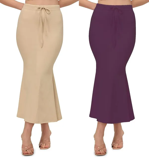 Alyne_Blended_Saree_Shapewear_Petticoat_For_Women,_Women'S_Blended_Fullelastic_With_Drawstring_Saree_Shapewear,_Skirts_For_Women,Shape_Wear_Dress_For_Saree_(Pack_Of_2)