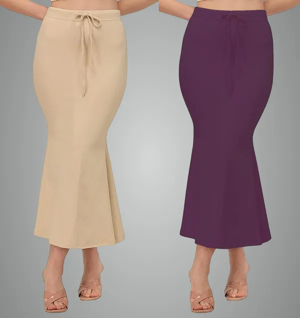 Alyne_Blended_Saree_Shapewear_Petticoat_For_Women,_Women'S_Blended_Fullelastic_With_Drawstring_Saree_Shapewear,_Skirts_For_Women,Shape_Wear_Dress_For_Saree_(Pack_Of_2)