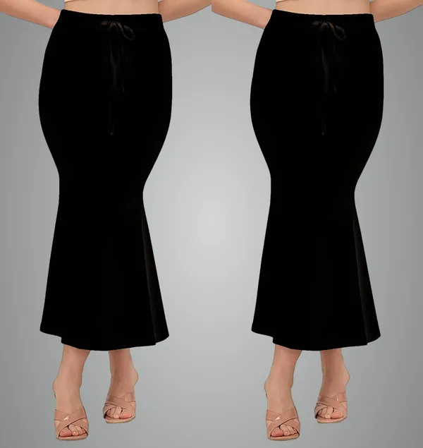 Alyne_Blended_Saree_Shapewear_Petticoat_For_Women,_Women'S_Blended_Fullelastic_With_Drawstring_Saree_Shapewear,_Skirts_For_Women,Shape_Wear_Dress_For_Saree_(Pack_Of_2)