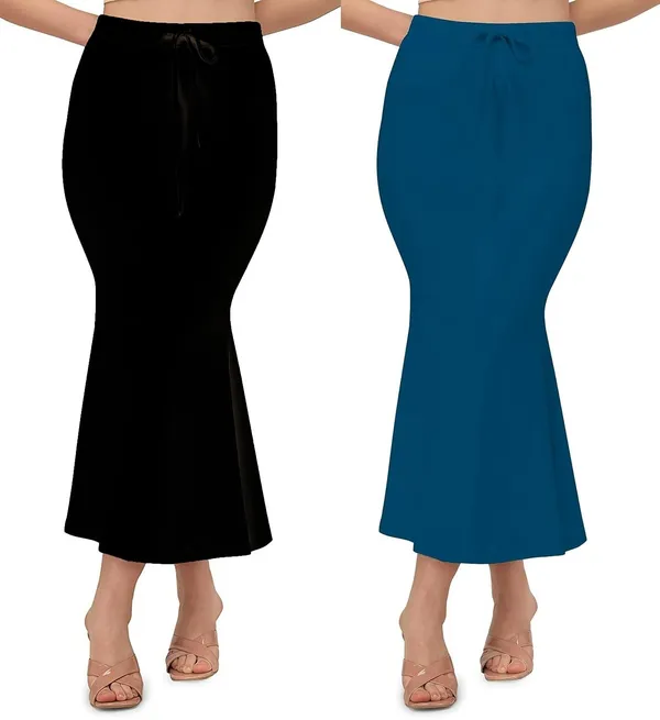 Alyne_Blended_Saree_Shapewear_Petticoat_For_Women,_Women'S_Blended_Fullelastic_With_Drawstring_Saree_Shapewear,_Skirts_For_Women,Shape_Wear_Dress_For_Saree_(Pack_Of_2)