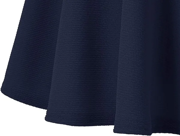 Alyne_Girl'S/Women'S_Classic_Stretchy_Solid_All_Time_Classy_Flared_Skater_Skirt_With_Attached_Inner_Shorts_(Xs,_Navy)