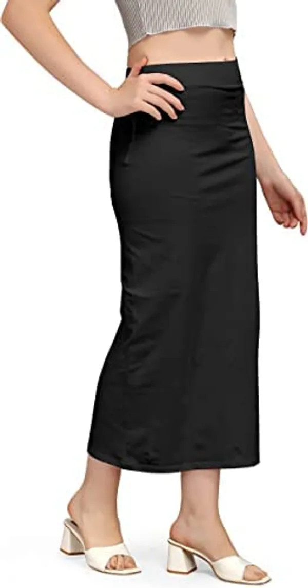 Alyne_Blended_Saree_Shapewear_Petticoat_For_Women,_Women'S_Blended_Saree_Shapewear_Slitcut_Black