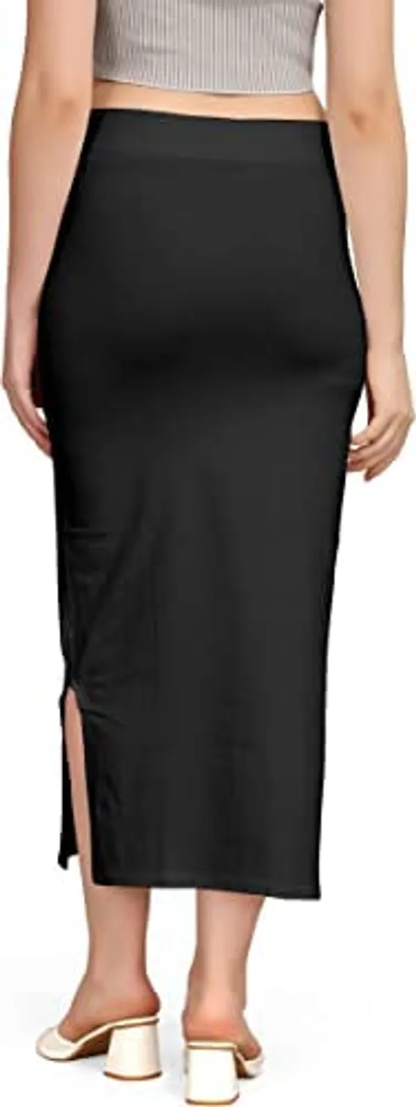 Alyne_Blended_Saree_Shapewear_Petticoat_For_Women,_Women'S_Blended_Saree_Shapewear_Slitcut_Black