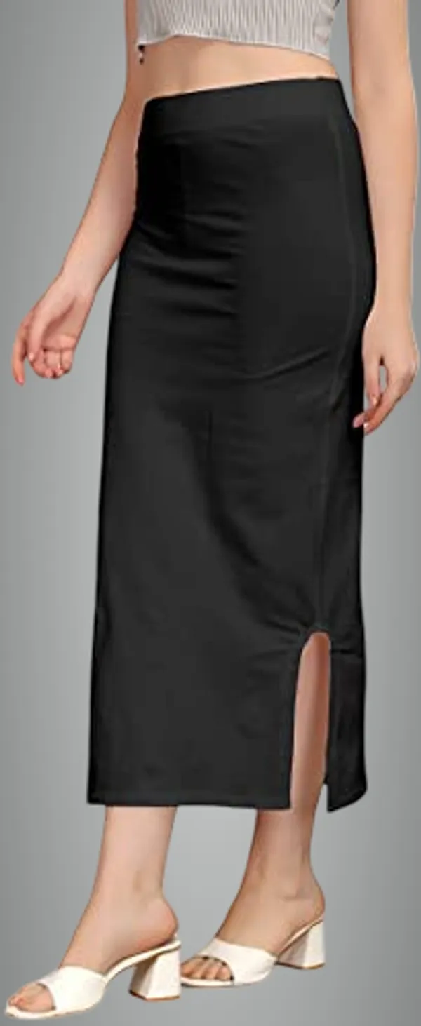 Alyne_Blended_Saree_Shapewear_Petticoat_For_Women,_Women'S_Blended_Saree_Shapewear_Slitcut_Black