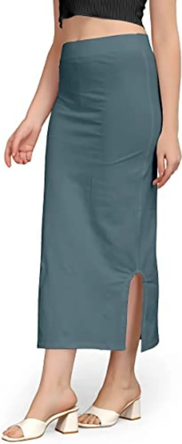Alyne_Blended_Saree_Shapewear_Petticoat_For_Women,_Women'S_Blended_Saree_Shapewear_Slitcut_Grey