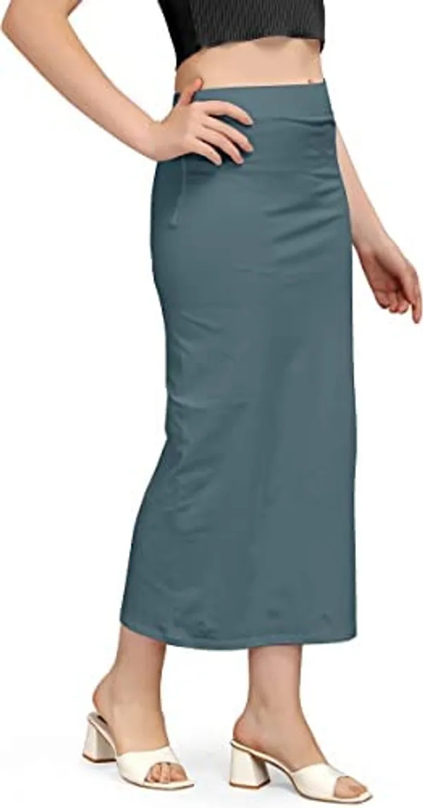 Alyne_Blended_Saree_Shapewear_Petticoat_For_Women,_Women'S_Blended_Saree_Shapewear_Slitcut_Grey