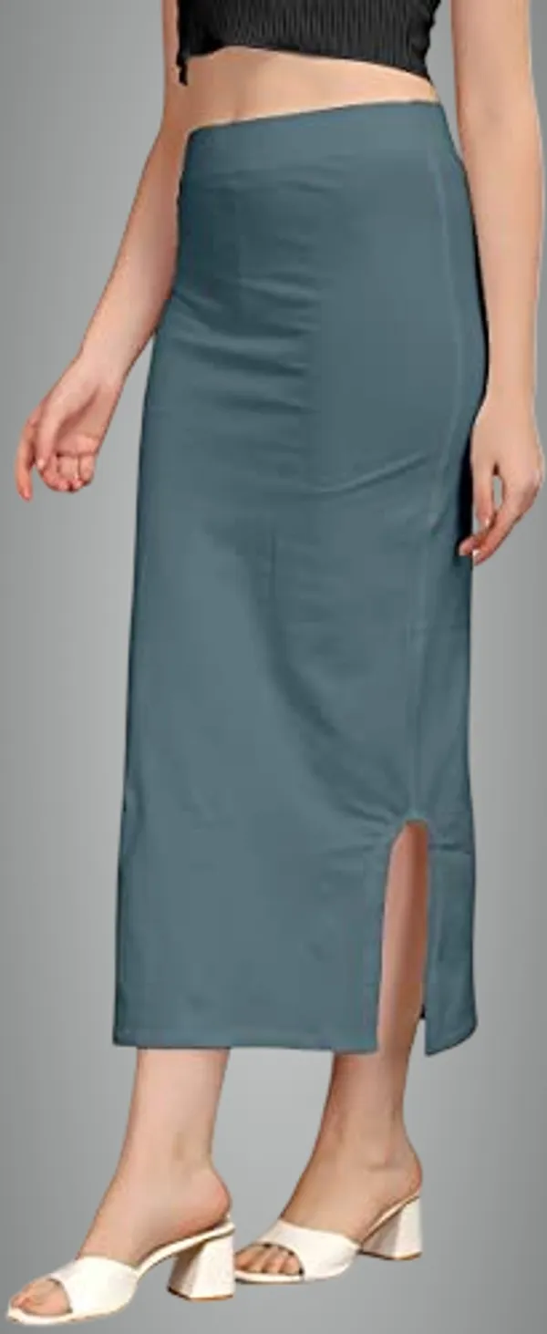 Alyne_Blended_Saree_Shapewear_Petticoat_For_Women,_Women'S_Blended_Saree_Shapewear_Slitcut_Grey