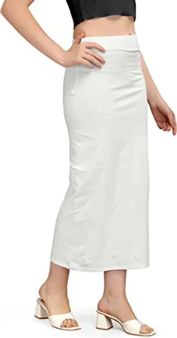 Alyne_Blended_Saree_Shapewear_Petticoat_For_Women,_Women'S_Blended_Saree_Shapewear_Slitcut_White