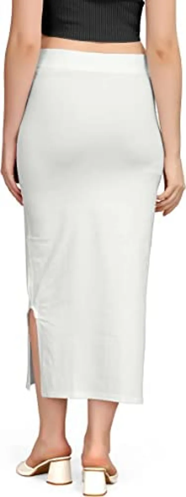 Alyne_Blended_Saree_Shapewear_Petticoat_For_Women,_Women'S_Blended_Saree_Shapewear_Slitcut_White