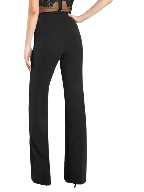 Alyne_Women'S_Trouser_Pants_For_Women_Stretchy_Straight_Leg_Elastic_Waist_Regular_Fit_Trouser_Pant_For_Regular_Casual_&_Office._(Xl,_Black)