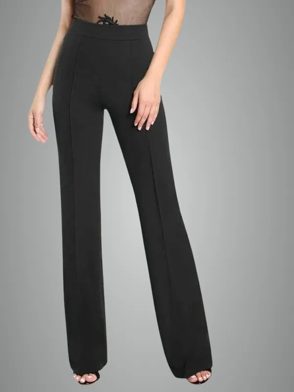 Alyne_Women'S_Trouser_Pants_For_Women_Stretchy_Straight_Leg_Elastic_Waist_Regular_Fit_Trouser_Pant_For_Regular_Casual_&_Office._(Xl,_Black)