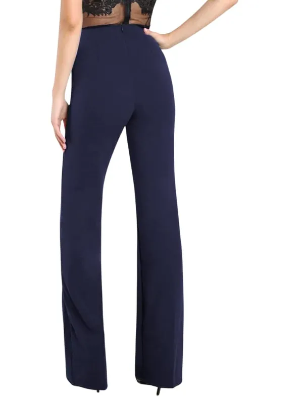 Alyne_Women'S_Trouser_Pants_For_Women_Stretchy_Straight_Leg_Elastic_Waist_Regular_Fit_Trouser_Pant_For_Regular_Casual_&_Office._(Xl,_Navyblue)