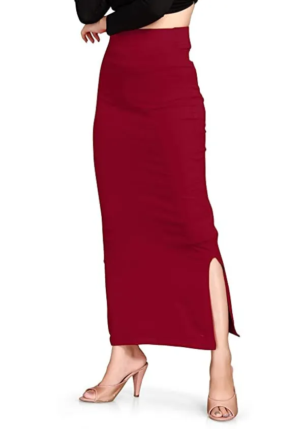 Alyne_Women'S_Saree_Shapewear_Petticoat_-_Blended_Full-Elastic_Comfort_For_Perfect_Saree_Draping_For_Women._Maroon