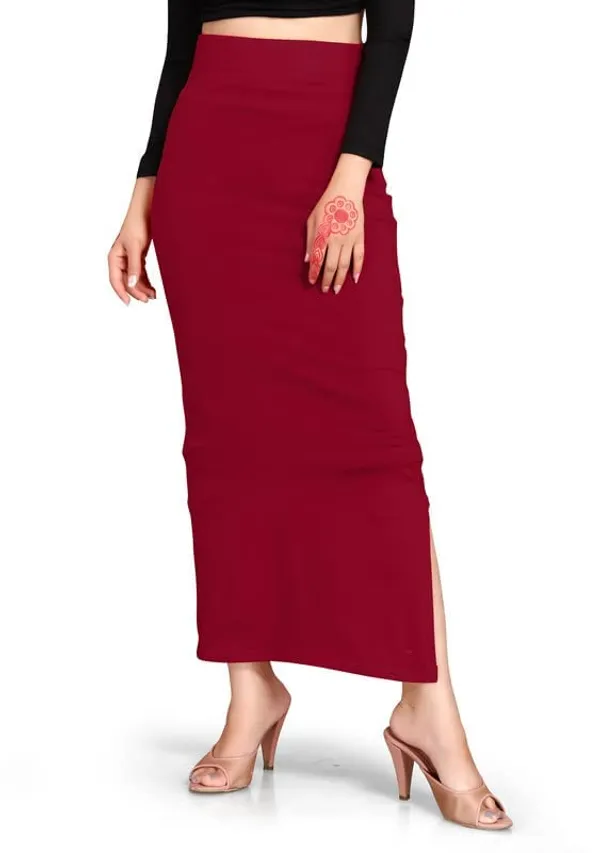 Alyne_Women'S_Saree_Shapewear_Petticoat_-_Blended_Full-Elastic_Comfort_For_Perfect_Saree_Draping_For_Women._Maroon
