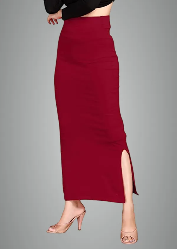 Alyne_Women'S_Saree_Shapewear_Petticoat_-_Blended_Full-Elastic_Comfort_For_Perfect_Saree_Draping_For_Women._Maroon