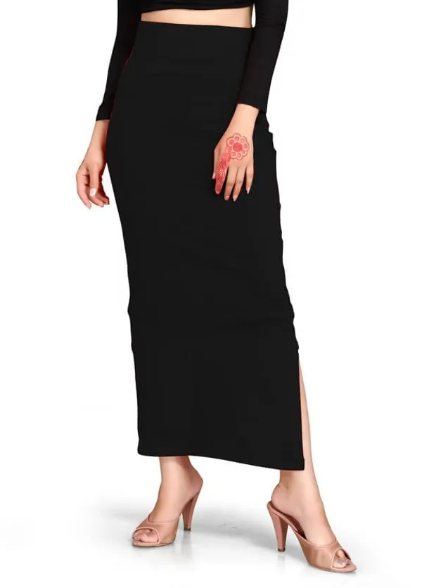 Alyne_Women'S_Saree_Shapewear_Petticoat_-_Blended_Full-Elastic_Comfort_For_Perfect_Saree_Draping_For_Women._Black