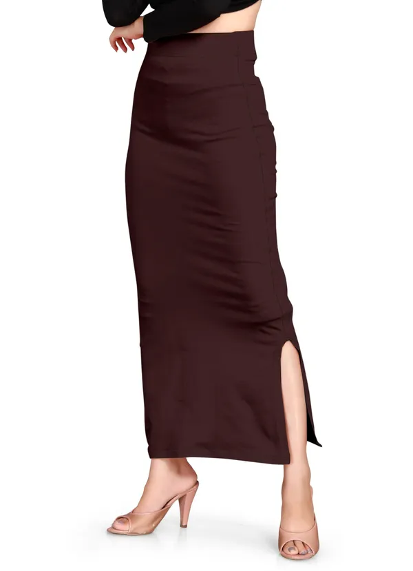 Alyne_Women'S_Saree_Shapewear_Petticoat_-_Blended_Full-Elastic_Comfort_For_Perfect_Saree_Draping_For_Women._Brown